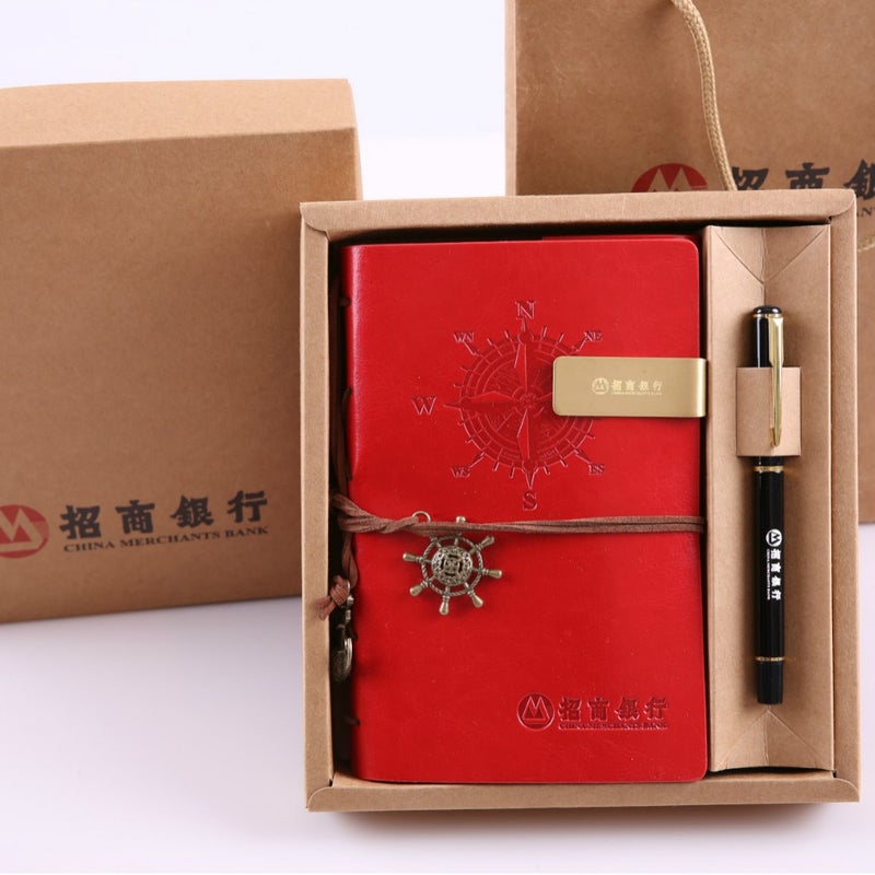 Japanese And Korean Creative This Stationery Vintage Pirate Ship Notebook Travel Diary Loose-Leaf Notepad - Image 1